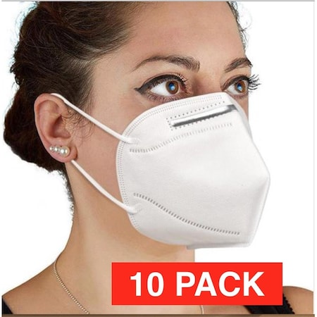 Face Cover Mask With Earloops 10 Count